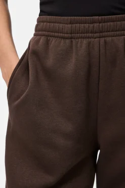 Calça de felpa reta