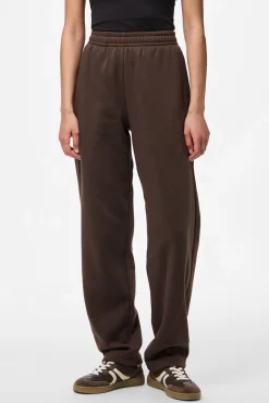 Calça de felpa reta