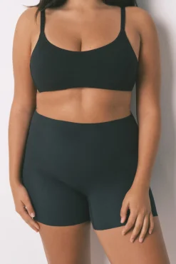 Calça de roupa interior de algodão preto