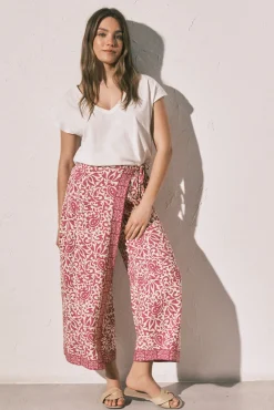 Calça estilo balinês estampada boho