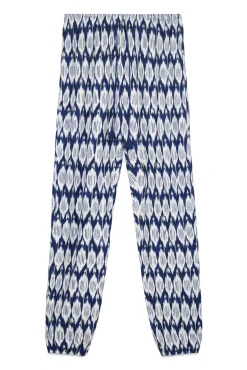 Calças compridas estampada boho