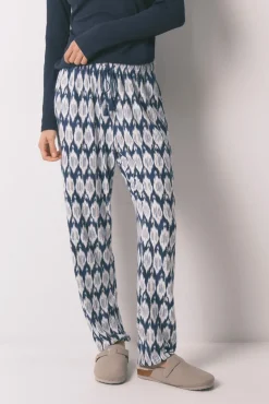 Calças compridas estampada boho