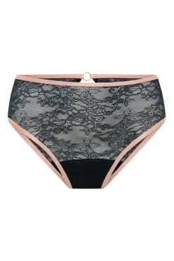 Calcinha menstrual renda alta