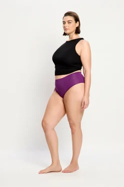 Calcinha menstrual sem costura de cintura alta