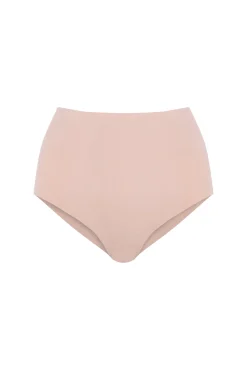 Calcinha nude de alta redução e push-up