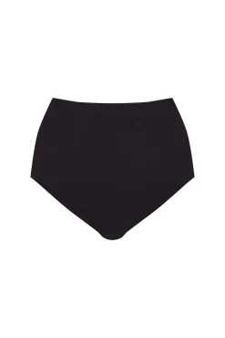Calcinha redutora alta preta e push up