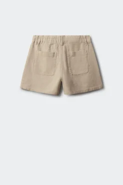 Calções de linho para menina