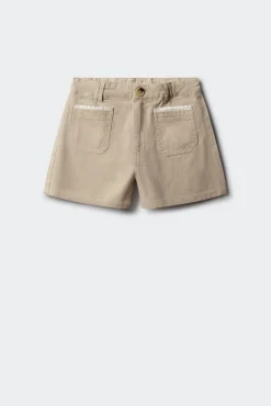 Calções de linho para menina