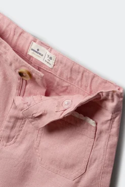 Calções de linho para menina