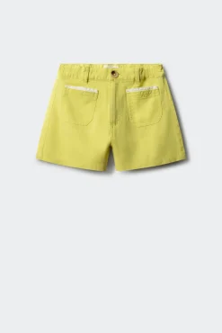 Calções de linho para menina