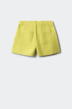 Calções de linho para menina
