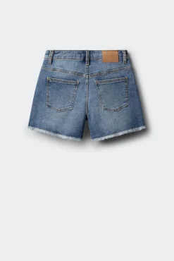 Calções denim básicos para menina