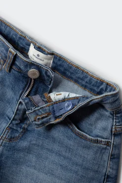 Calções denim básicos para menina