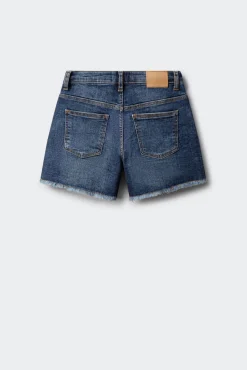 Calções denim básicos para menina