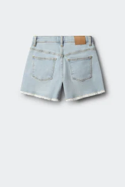 Calções denim básicos para menina