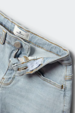 Calções denim básicos para menina
