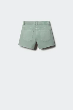 Calções em sarja com tachas para menina