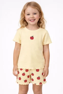 Calções de menina estampados