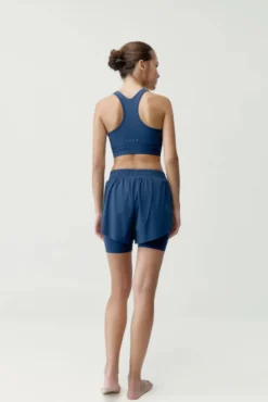 Calções desportivos Bikila azul-marinho