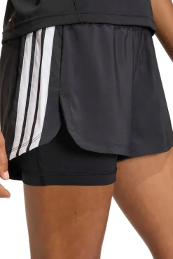 Calções desportivos em malha 3 riscas Pacer