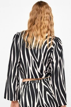 Calções estampado de zebra