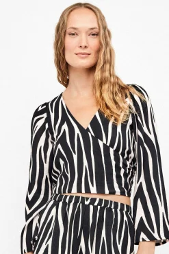 Calções estampado de zebra