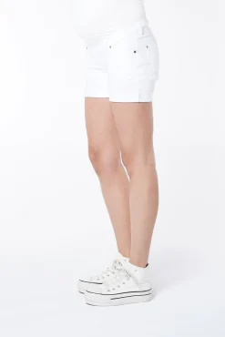 Calções maternity denim brancos