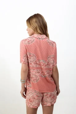 Camisa corta estapada