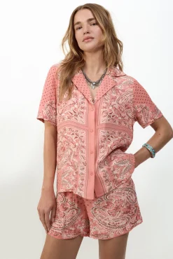 Camisa corta estapada