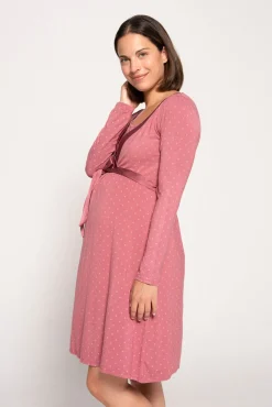 Camisa de dormir amamentação com print de gravata