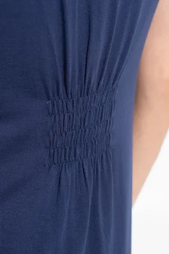 Camisa de dormir de amamentação de manga curta com Renda