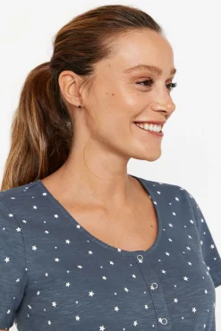 Camisa de dormir maternity dupla função