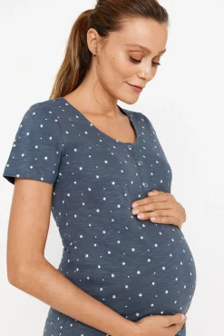 Camisa de dormir maternity dupla função