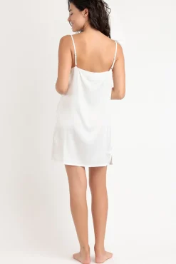 Camisa de dormir noiva plumas marabú Luxe