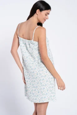 Camisa de dormir pré-mamã em plumeti