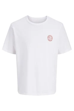 camiseta básica e descontraída