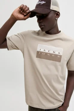 Camiseta básica estampado