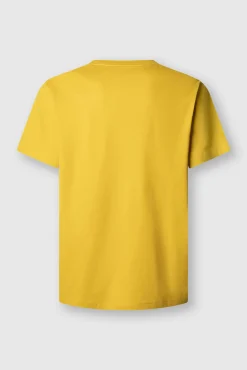 Camiseta de algodão com logo