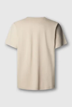 Camiseta de algodão com logo