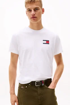 Camiseta justa de manga curta