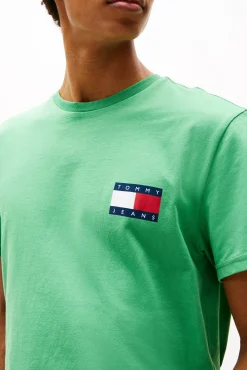 Camiseta justa de manga curta