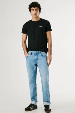 Camiseta slim de manga curta