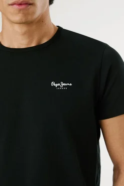 Camiseta slim de manga curta