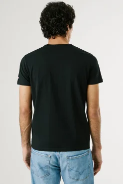 Camiseta slim de manga curta