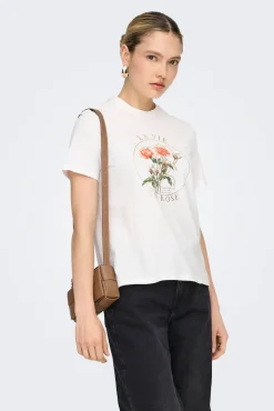 Camiseta com desenho frontal