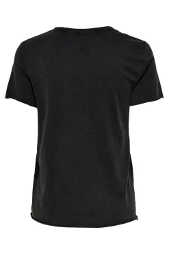 Camiseta com estampado e manga curta