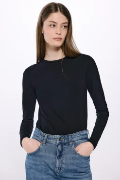 Camiseta justa de algodão