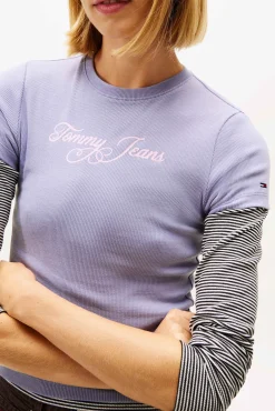 Camiseta justa de manga curta