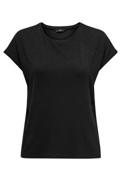 Camiseta regular fit com glitter