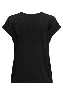 Camiseta regular fit com glitter